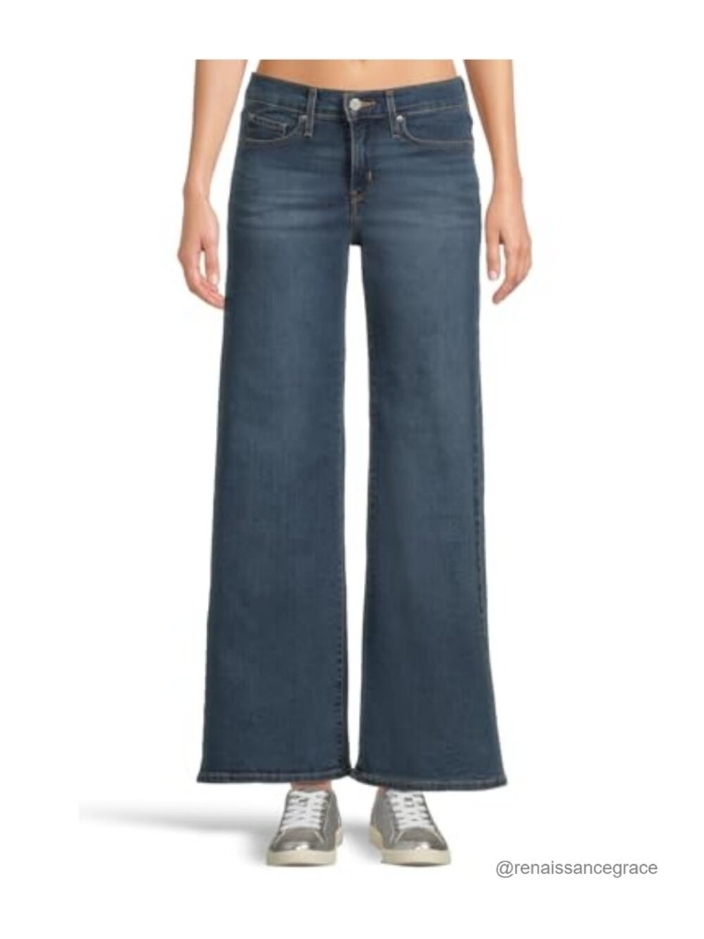 Women's 318 Shaping Wide Leg Jeans Tummy Control Stretch Denim